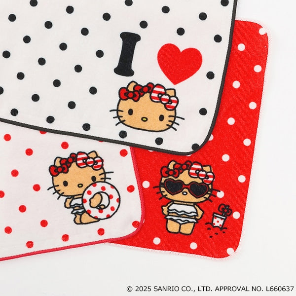 日本直送 Lovetoxic x Sanrio 日燒Hello Kitty 毛巾 日常用品