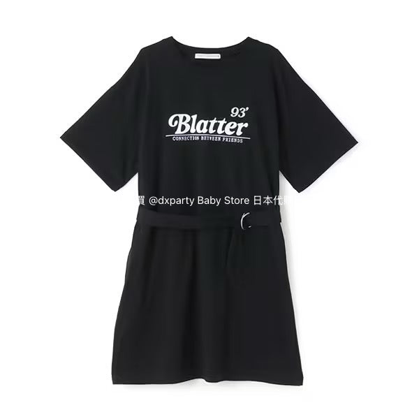 Lovetoxic Japanese Kids Clothing: Cold-Contact Waisted Dress (140-160cm) for Girls (Summer Dress)