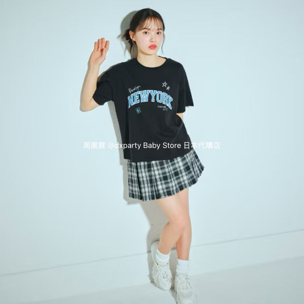Lovetoxic Checkered Skirt (140-160cm) for Girls (Summer)