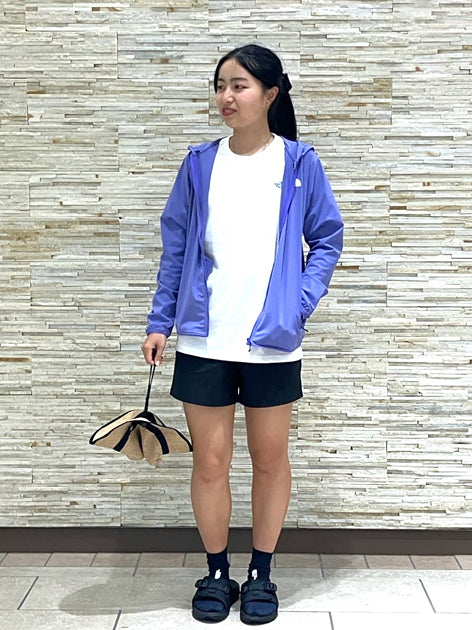 Japanese children's clothing TNF parent-child wear square back logo top S-XL adult summer TOPS