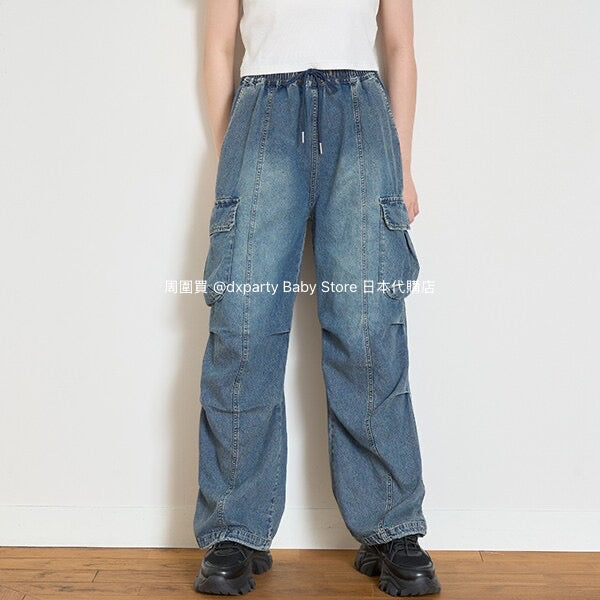 Lovetoxic Cold-Sensitive Denim Pants (140-170cm) for Girls (Summer)