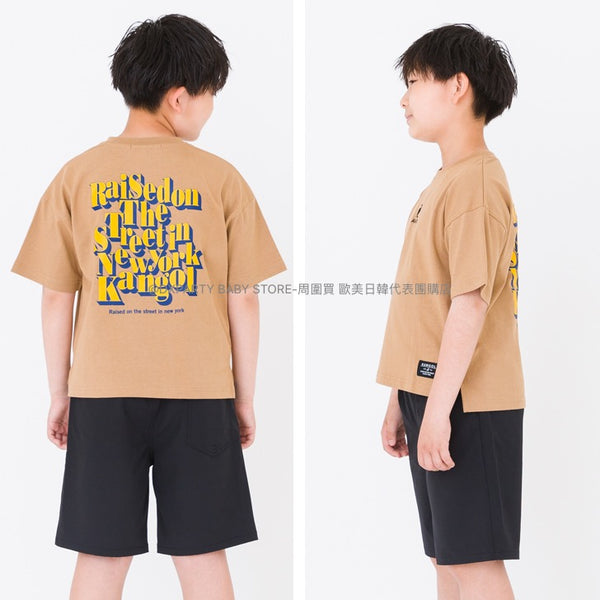 日本童裝 KANGOL LOGO短袖上衣 130-160cm 男童款 夏季 TOPS