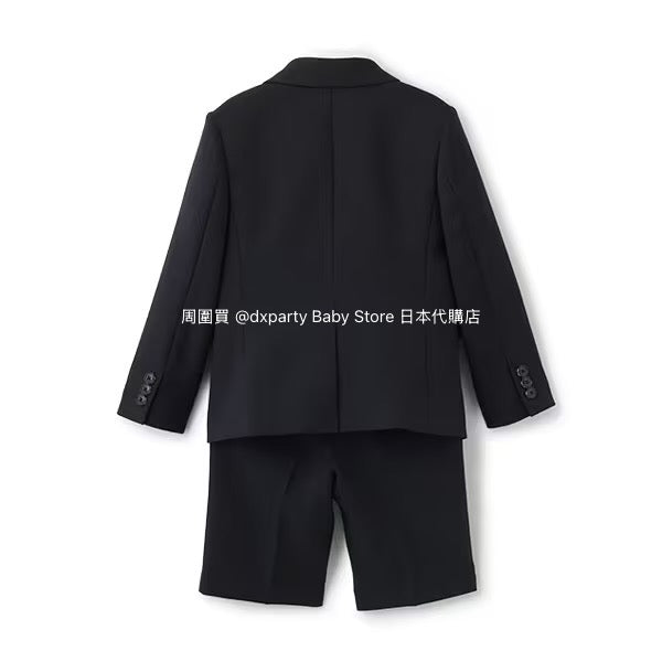 Japanese children's clothing pe#main three-piece suit 110-130cm boys' summer TOPS PANTS OUTERWEAR interview/banquet/performance