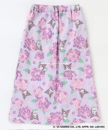 Japanese children's clothing aF#a325 x Sanrio 2Way Yukata Japanese Kimono 110-150cm Girls Summer Outerwear Skirts Japanese Summer Festival Special