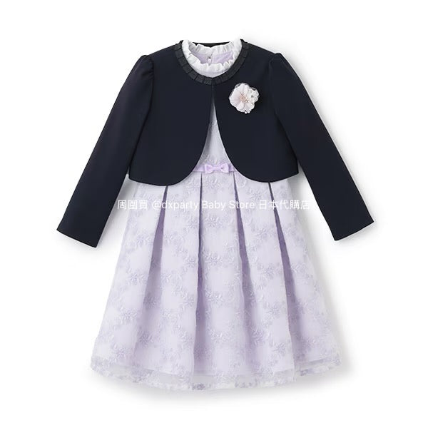 Japanese children's clothing pe#main dress two-piece suit 110-130cm girls summer dress outerwear interview / banquet / performance