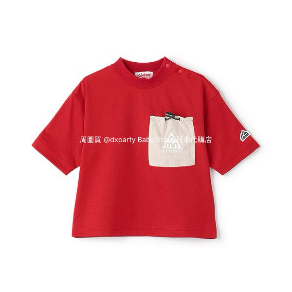 Japanese children's clothing mini#ML water-absorbing quick-drying mountain series pocket sports top 90-140cm boys'/girls' summer TOPS
