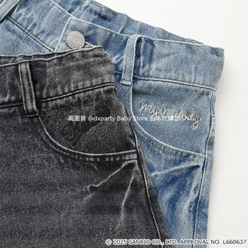 Lovetoxic x Sanrio Japanese Kids' Denim Shorts (140-160cm) for Girls (Summer PANTS)