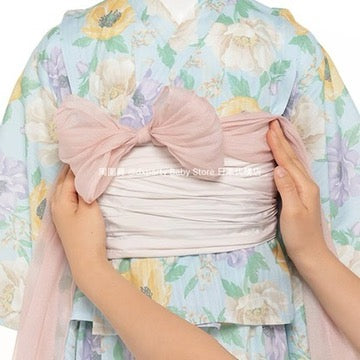 Japanese children's clothing pe#main Yukata Japanese Kimono 90-130cm Girls Summer Dresses Japanese Summer Festival Special