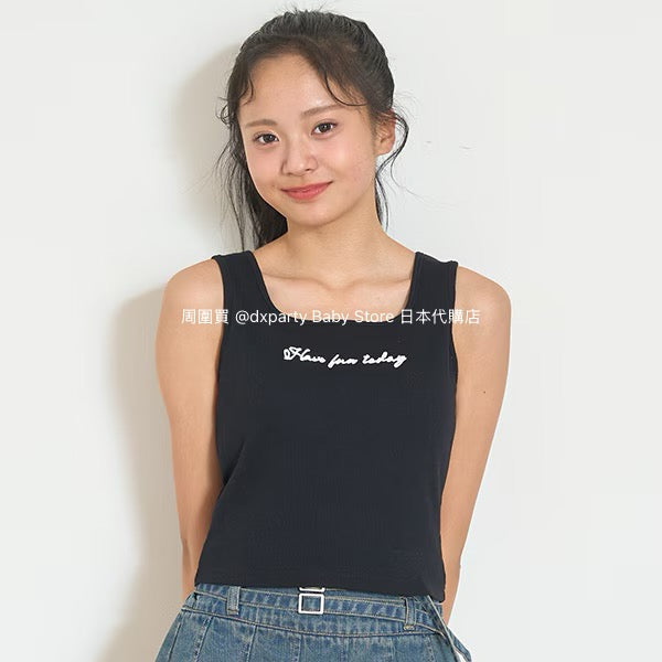 Lovetoxic Japanese Children's Clothing Vest 140-160cm Girls Summer TOPS