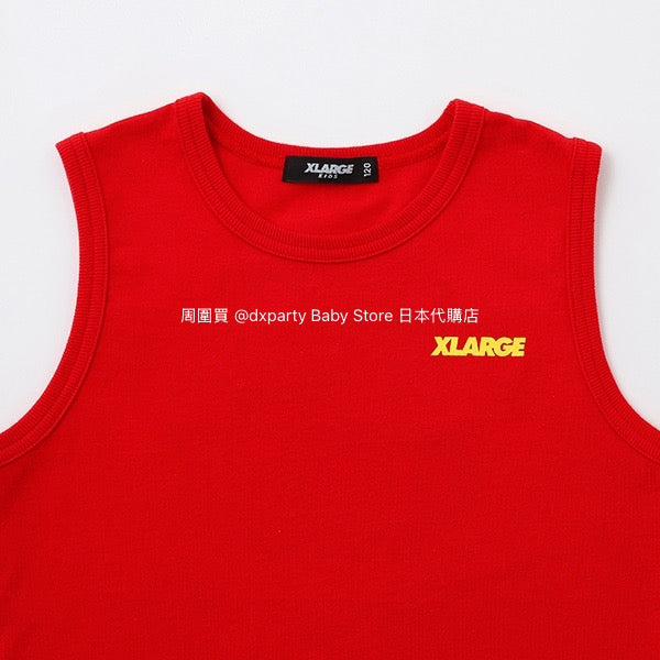 Japanese XLARGE KIDS Printed Vest 80-140cm Boys Summer TOPS