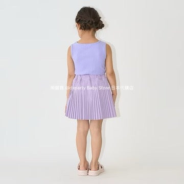 Japanese children's clothing Ly# mine square neck vest 100-150cm girls summer TOPS