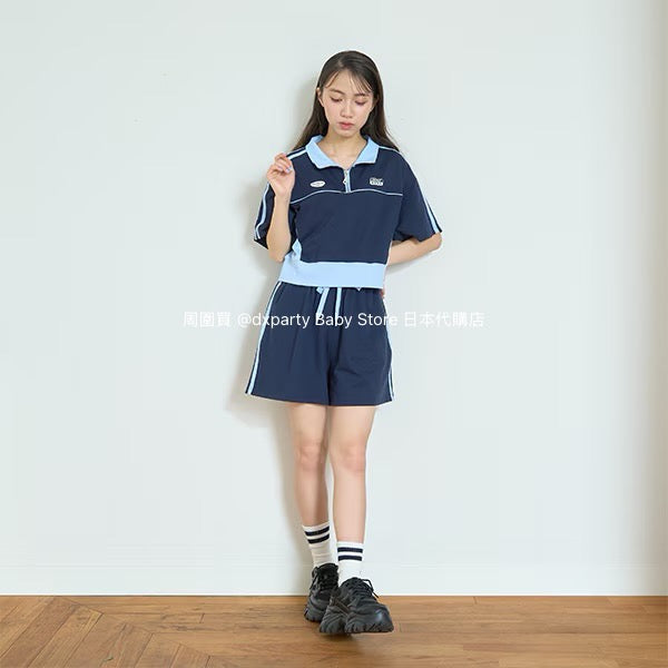 Lovetoxic Japan Kidswear Quick-Drying Sporty 2-Piece Set (140-170cm) Girls Summer TOPS PANTS