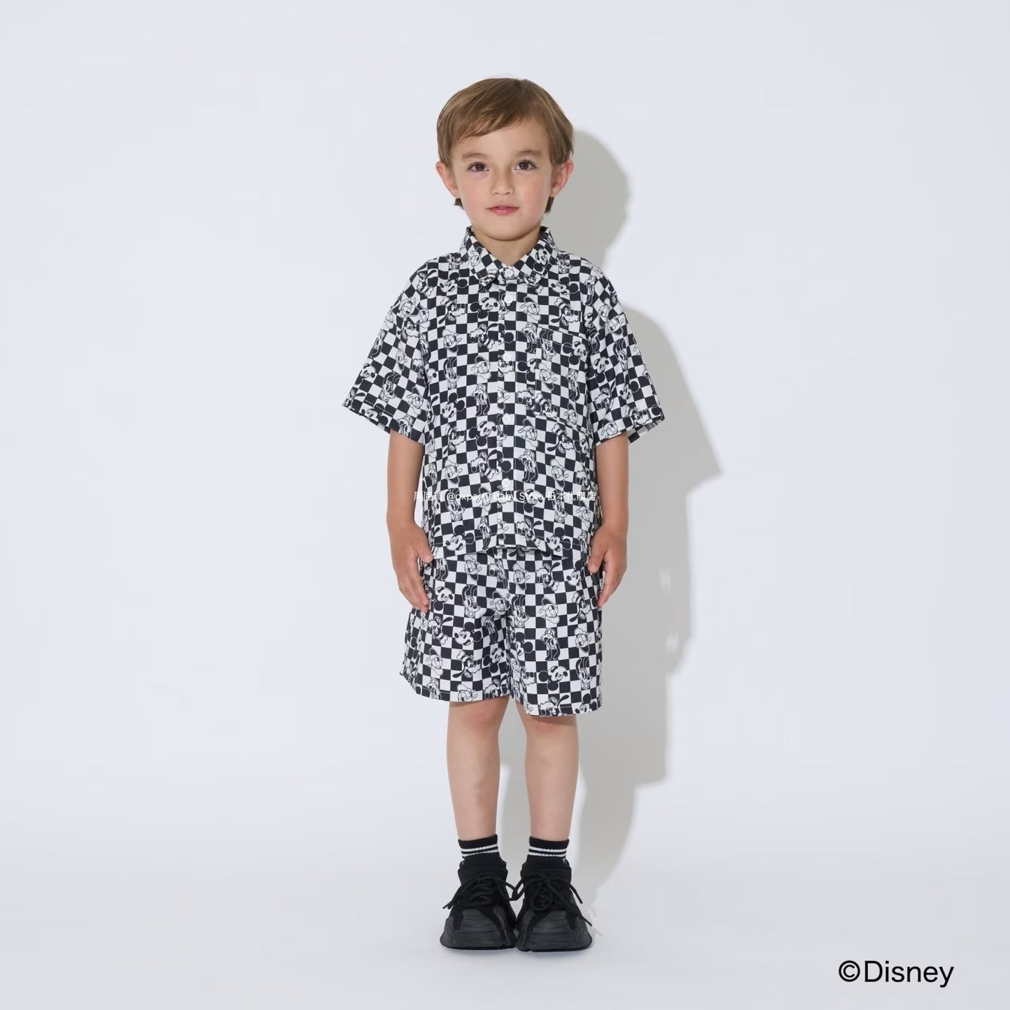 Japanese children's clothing b・R# x Diseny full-print shorts 100-150cm boys'/girls' summer PANTS