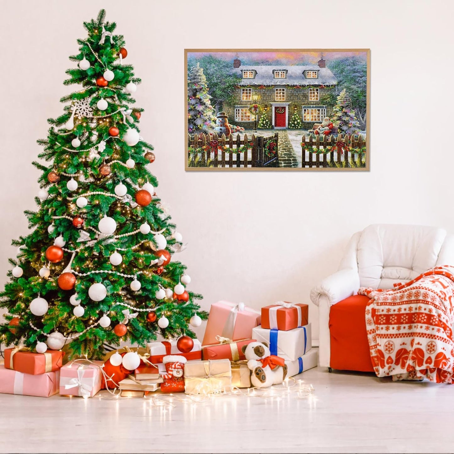 英美直送 Jigsaw Puzzles Christmas House 聖誕倒數日曆 大人款/兒童款 聖誕快樂特輯 聖誕倒數日曆A 不參與$900免運 滿$900可加$25免運 Christmas Advent Calendars 2025
