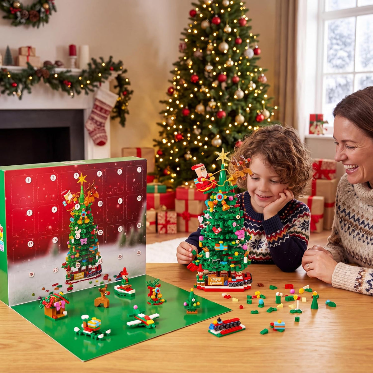 日英美直送 Christmas Tree Building Blocks Toy Set Advent Calendar 聖誕倒數日曆 大人款/兒童款 聖誕快樂特輯 不參與$900免運 滿$900可加$25免運到順豐站/智能櫃 Christmas Advent Calendars 2026