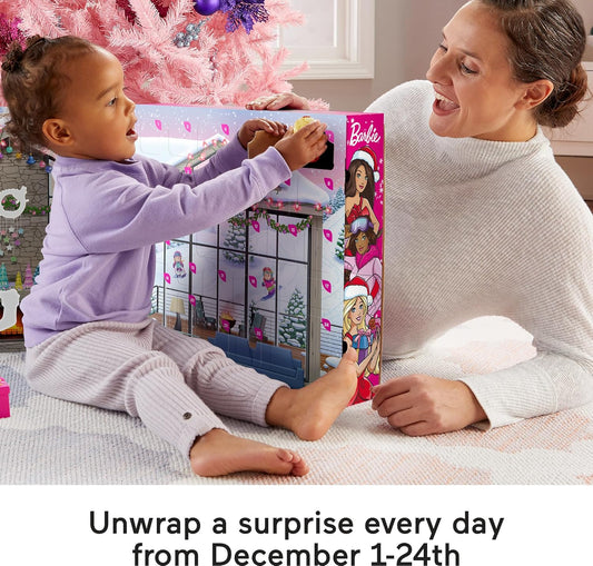 英美直送 Fisher-Price Little People Barbie Toddler Toy 聖誕倒數日曆 兒童款 聖誕快樂特輯 聖誕倒數日曆A 不參與$900免運 滿$900可加$25免運 Christmas Advent Calendars 2025