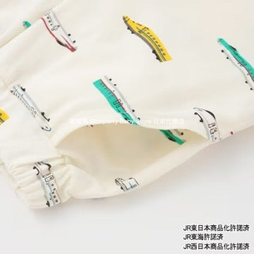 Japanese children's clothing pe#main x Shinkansen full print shorts 80-130cm boys' summer PANTS Railway Series