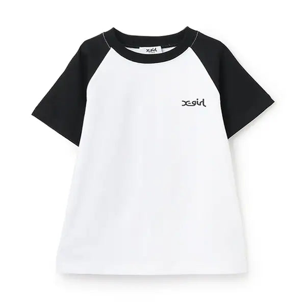 Japanese children's clothing X-girl Stages printed top 80-140cm girls summer TOPS