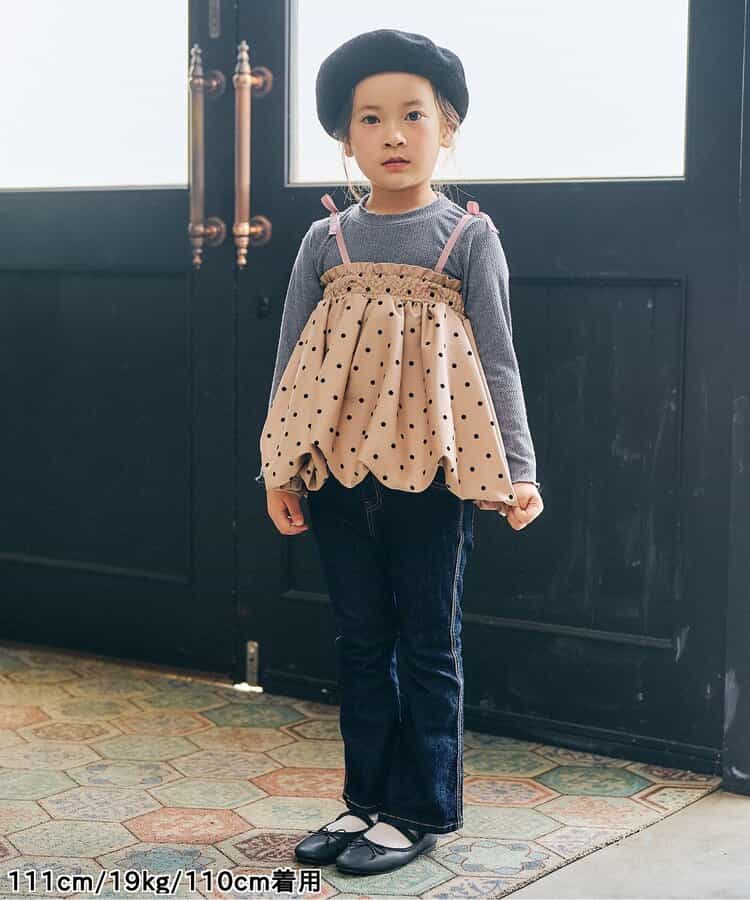 日本童裝 SERAPH 彈力喇叭褲 80-140cm 女童款 秋季 PANTS