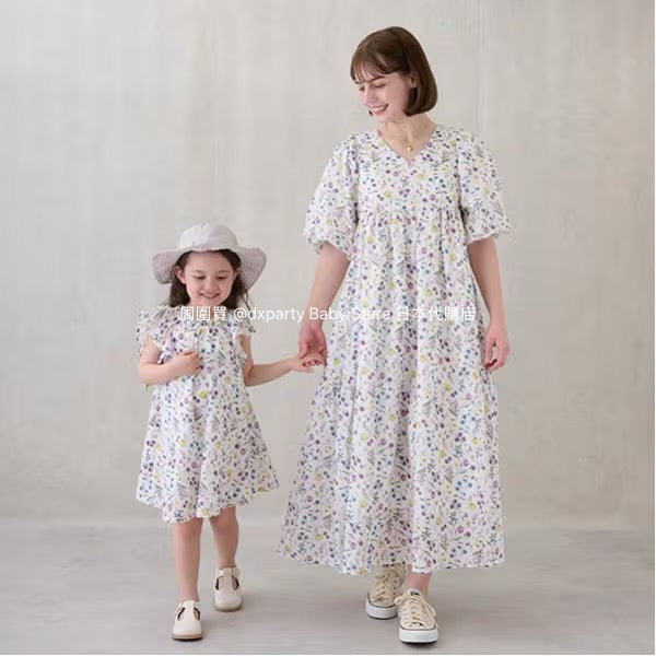 Japanese children's clothing pe#main dress 80-130cm girls summer dresses