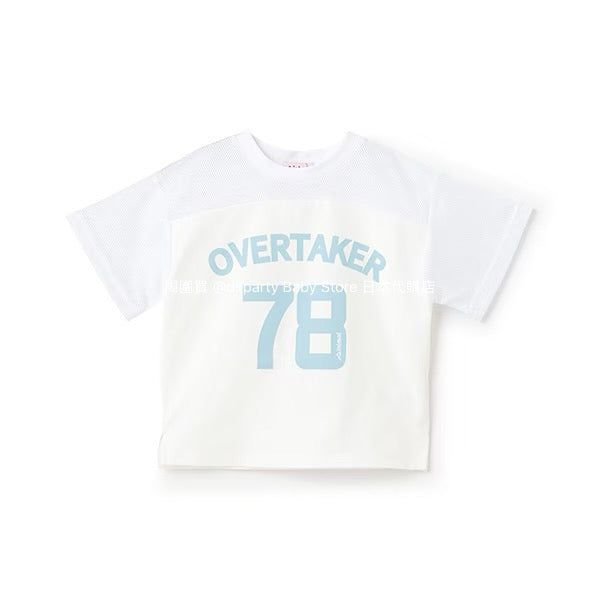 Japanese children's clothing mini#ML mesh sports top 100-140cm boys/girls summer TOPS
