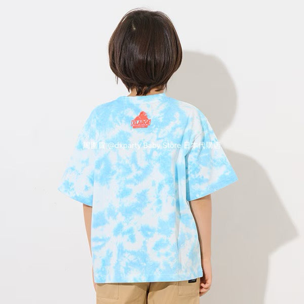 XLARGE KIDS Japanese children's clothing tie-dye top 80-140cm boys' summer TOPS