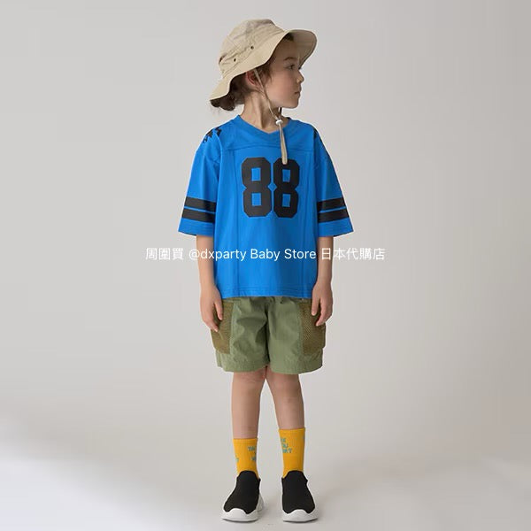 Japanese children's clothing mini #ML anti-fouling series waterproof series sports tops 90-140cm boys'/girls' summer TOPS