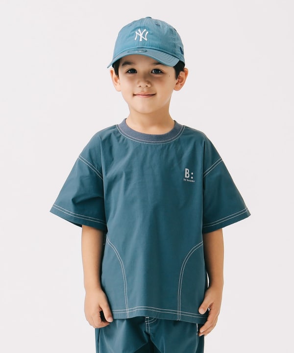 Japanese children's clothing B:MING by BEAMS waterproof series short-sleeved tops 100-150cm boys' summer TOPS