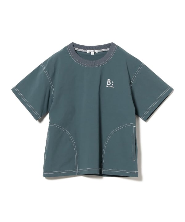 Japanese children's clothing B:MING by BEAMS waterproof series short-sleeved tops 100-150cm boys' summer TOPS