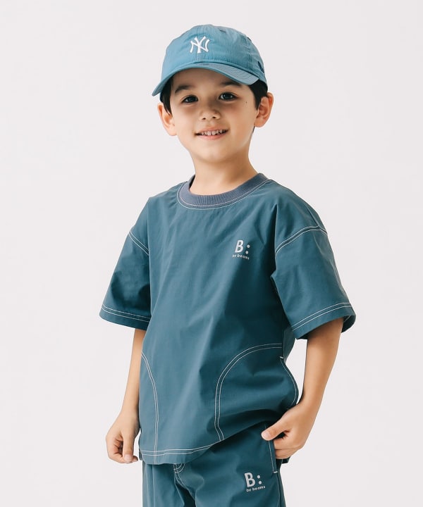 Japanese children's clothing B:MING by BEAMS waterproof series short-sleeved tops 100-150cm boys' summer TOPS