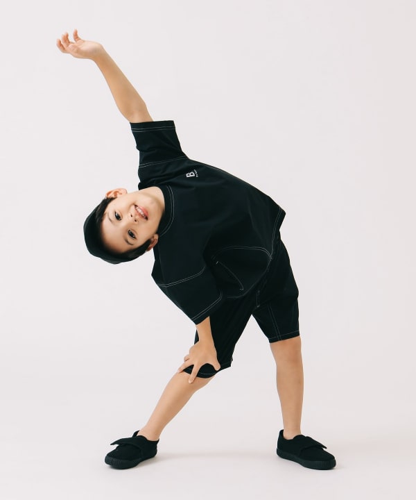 Japanese children's clothing B:MING by BEAMS waterproof series short-sleeved tops 100-150cm boys' summer TOPS