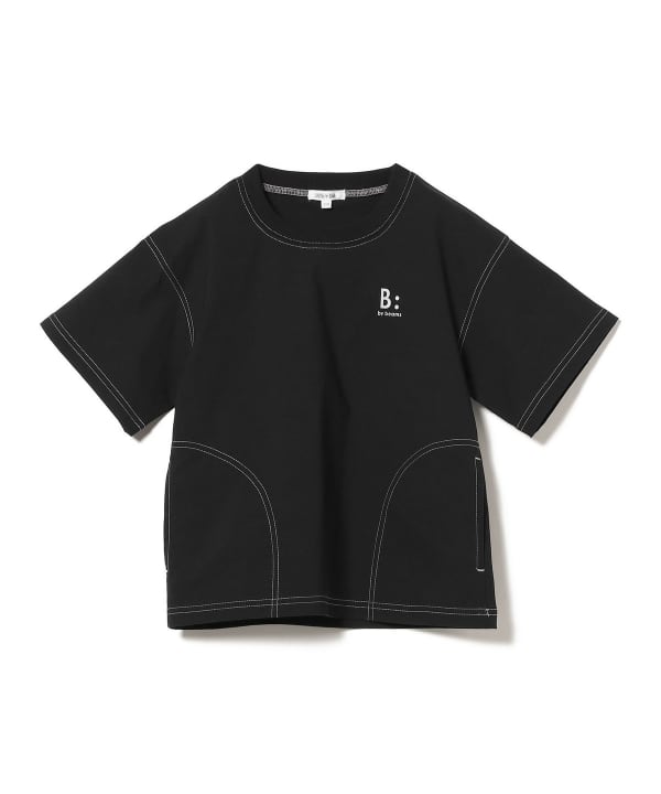 Japanese children's clothing B:MING by BEAMS waterproof series short-sleeved tops 100-150cm boys' summer TOPS