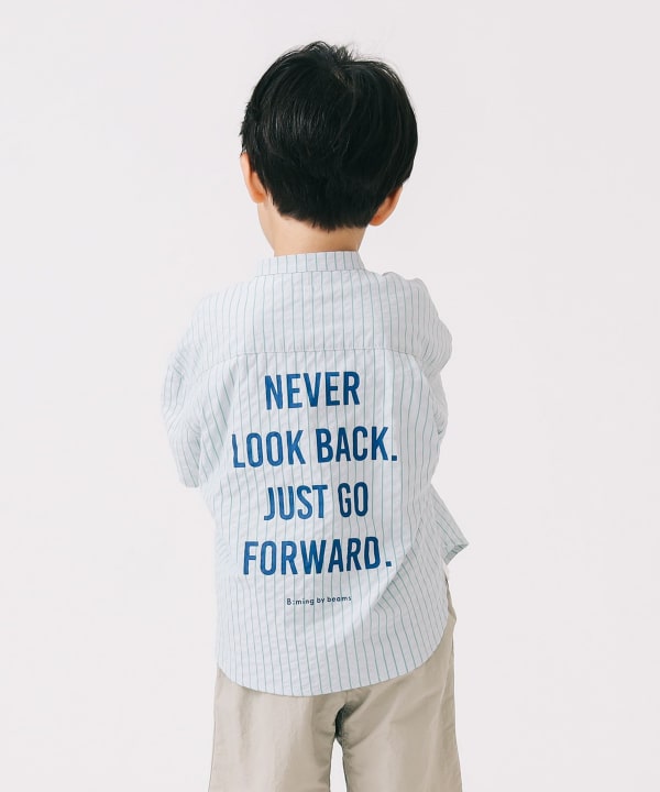 Japanese children's clothing B:MING by BEAMS checkered shirt 100-140cm boys' summer TOPS