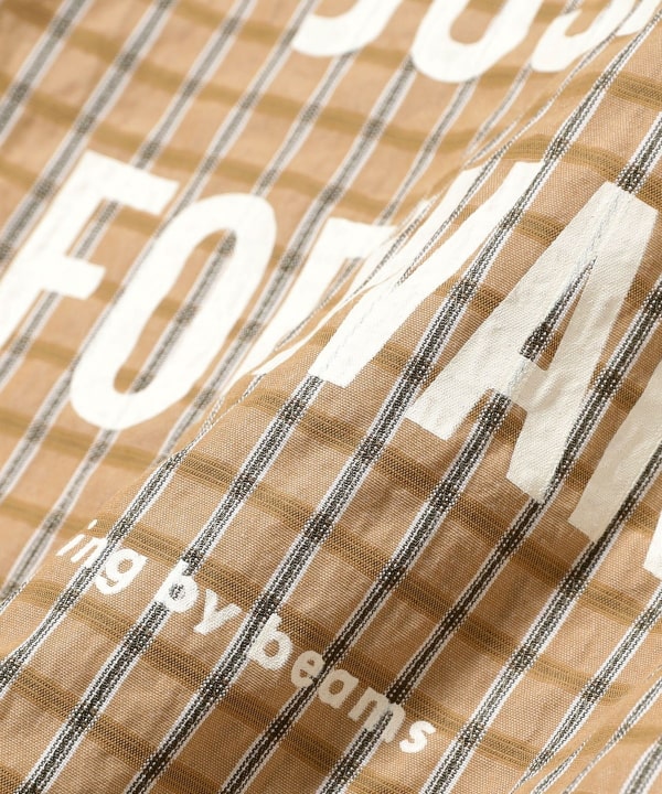 Japanese children's clothing B:MING by BEAMS checkered shirt 100-140cm boys' summer TOPS