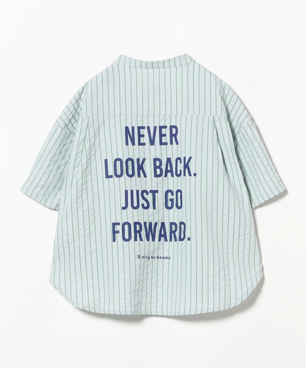Japanese children's clothing B:MING by BEAMS checkered shirt 100-140cm boys' summer TOPS