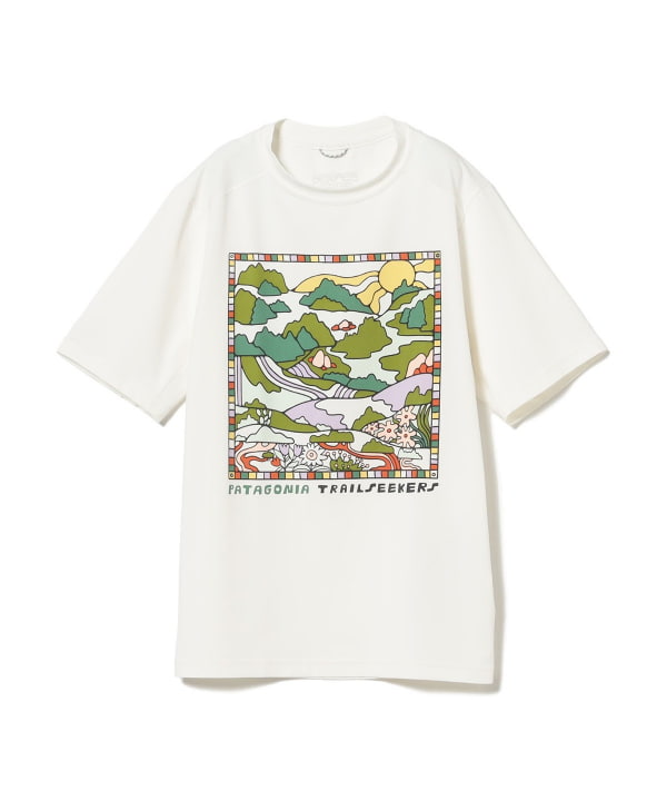 Japanese children's clothing B:MING by BEAMS Patagonia quick-drying series UV protection short-sleeved tops for boys and girls aged 5-14 years old summer TOPS