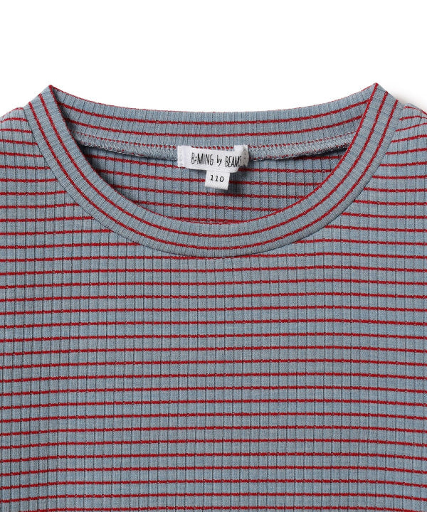 Japanese children's clothing B:MING by BEAMS puff sleeve top 100-140cm girls summer TOPS
