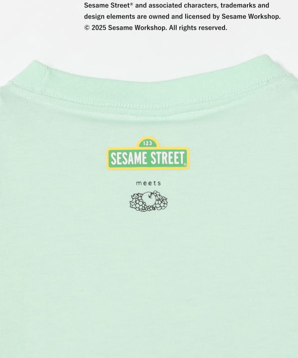B:MING by BEAMS FRUIT OF THE LOOM Sesame Street Print Top (100-140cm) for Boys and Girls (Summer)