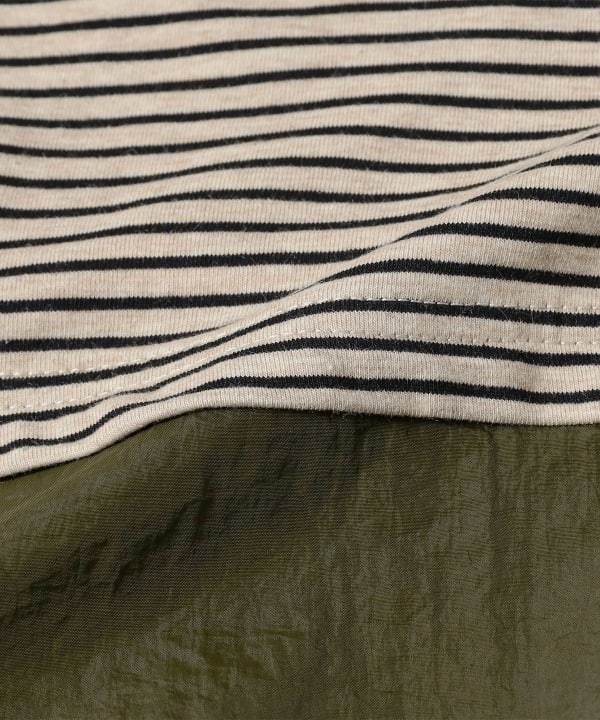 Japanese children's clothing B:MING by BEAMS striped top 100-140cm boys' summer TOPS