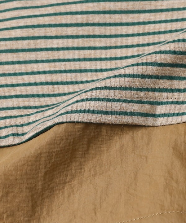 Japanese children's clothing B:MING by BEAMS striped top 100-140cm boys' summer TOPS