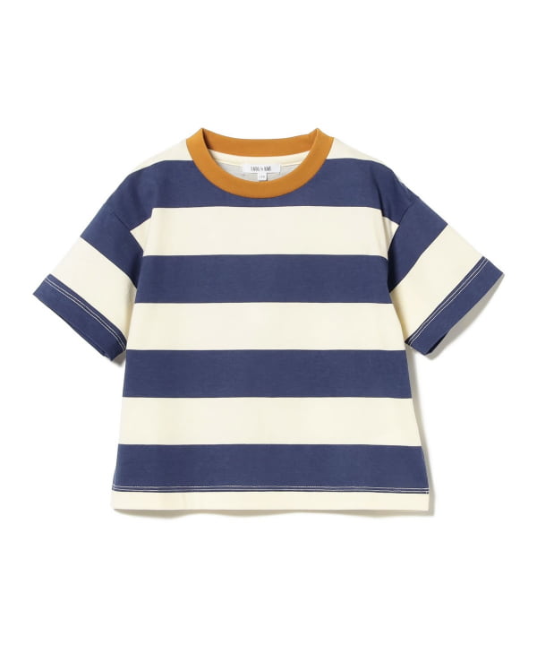 B:MING by BEAMS Japanese children's clothing striped top 100-140cm boys/girls summer TOPS