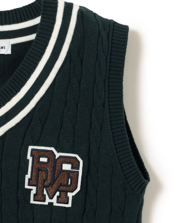 Japanese children's clothing B:MING by BEAMS knitted vest 100-130cm boys' summer TOPS interview/banquet/performance