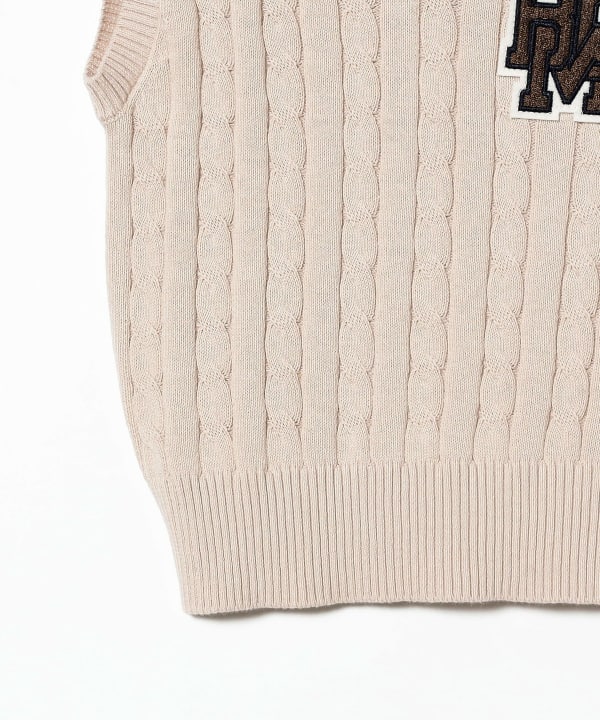 Japanese children's clothing B:MING by BEAMS knitted vest 100-130cm boys' summer TOPS interview/banquet/performance