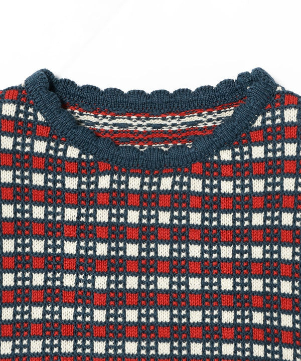 Japanese children's clothing B:MING by BEAMS knitted top 90-140cm girls summer TOPS