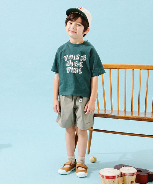 日本童裝 B:MING by BEAMS 印花短袖上衣 100-140cm 男童款 夏季 TOPS