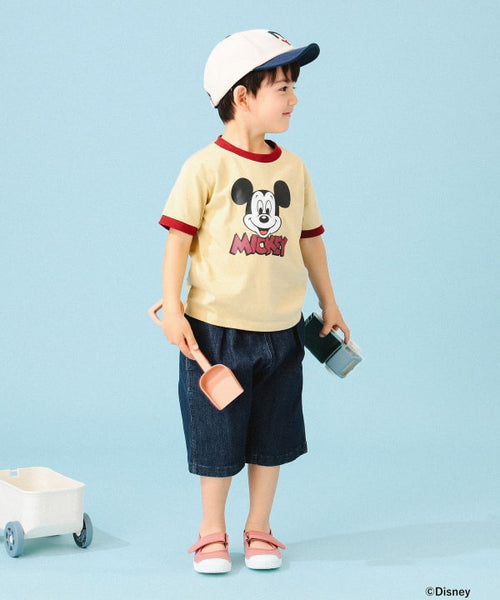 日本童裝 B:MING by BEAMS x Disney MICKEY短袖上衣 80-150cm 男童款/女童款 夏季 TOPS