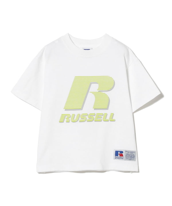Japanese B:MING by BEAMS RUSSELL ATHLETIC short-sleeved tops (110-130cm) for boys and girls (summer TOPS)