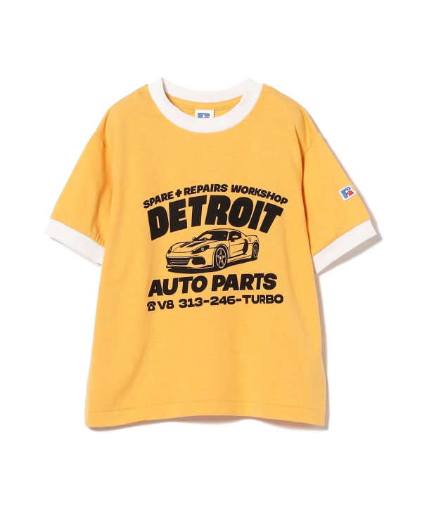 Japanese B:MING by BEAMS RUSSELL ATHLETIC short-sleeved tops (110-130cm) for boys and girls (summer TOPS)
