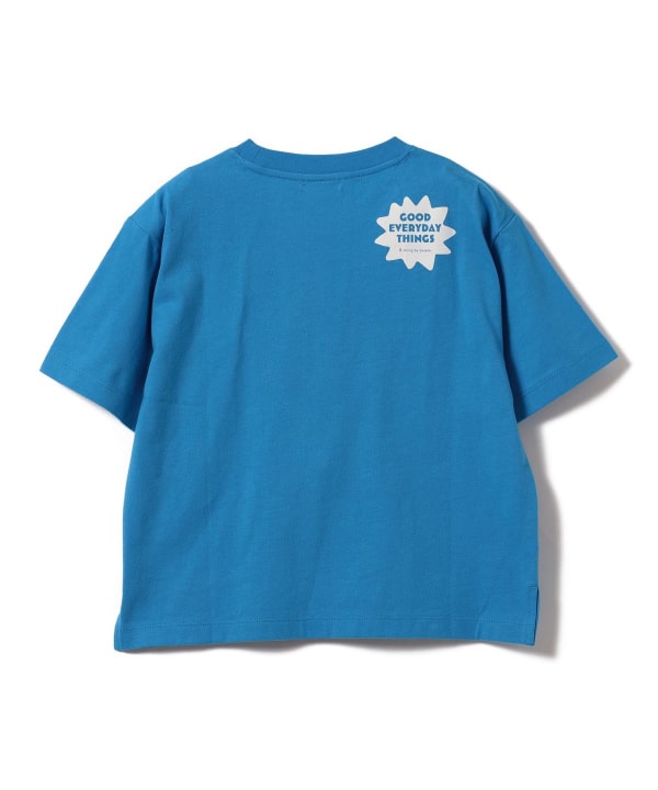 Japanese children's clothing B:MING by BEAMS printed letter top 100-140cm girls summer TOPS
