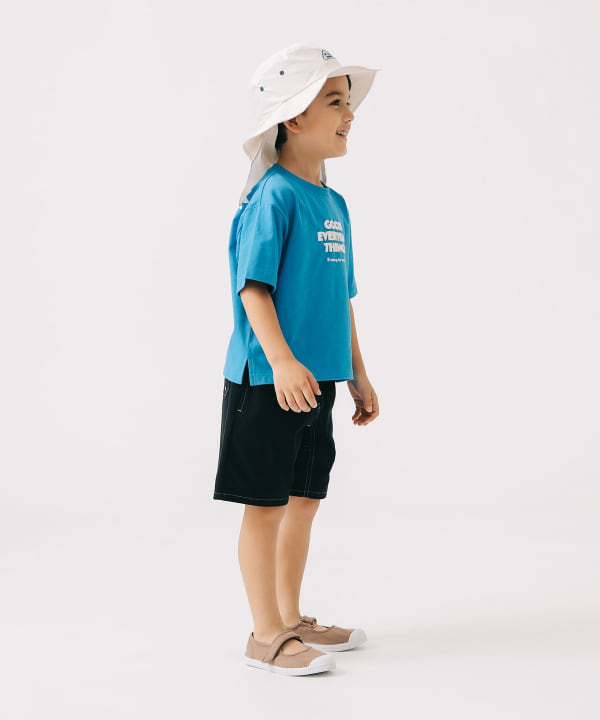 Japanese children's clothing B:MING by BEAMS printed letter top 100-140cm girls summer TOPS